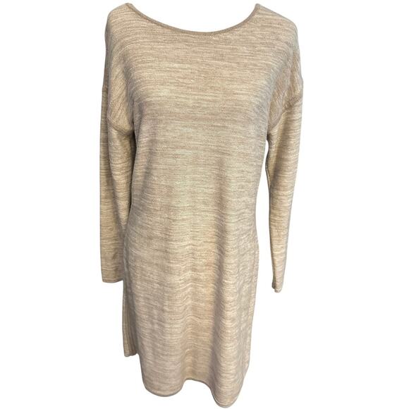 Athleta Dresses & Skirts - Athleta Tan Long Sleeve Dress Large